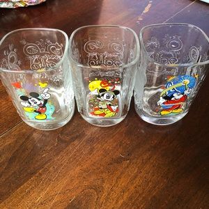 Set of 3 Disney McDonald’s collectible cups